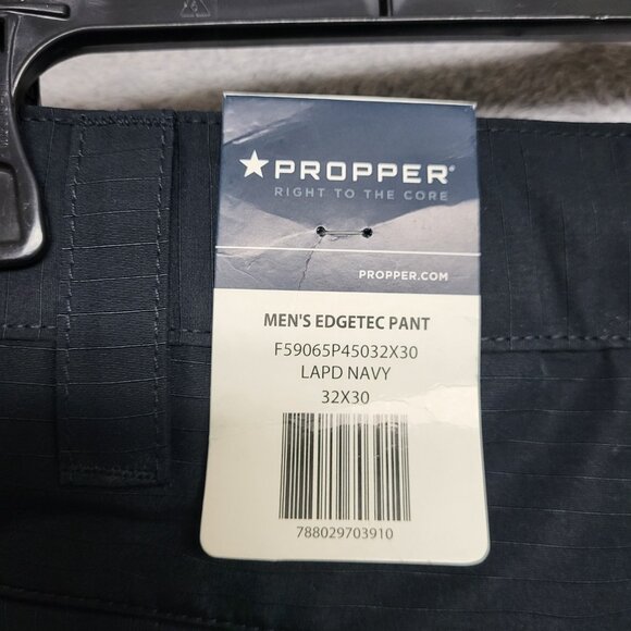 Propper Pants Mens 32x30 LAPD Navy Ripstop Edgetec Tactical Uniform NWT - Picture 12 of 15